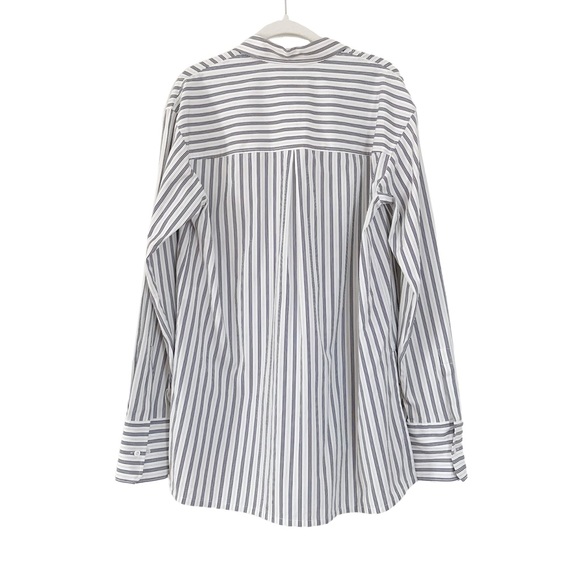 A.L.C. Wharton Striped Poplin Button Down Top Size 6 NWT - Picture 4 of 4